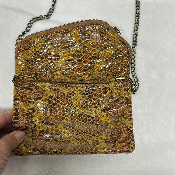 HOBO International Snakeskin Crossbody/ wristlet Bag - Picture 3 of 14